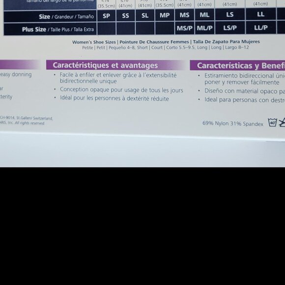 Sigvaris Medical Compression Hosiery / Knee-High / LL / Black / 863CLLW99 - Picture 5 of 5